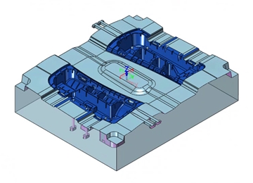 实例教程39：尊龙凯时人生就是搏3D设计汽车塑料零件模具5-动模型芯镶件