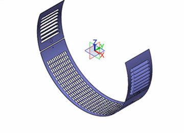 实例教程65：电机散热网罩建模设计