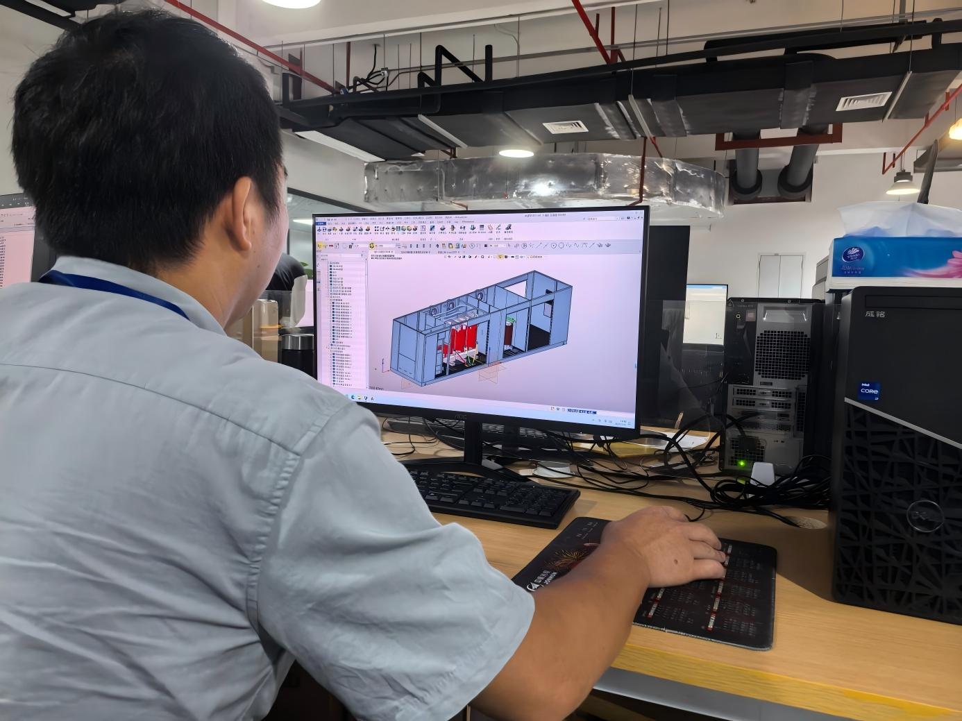 智光工程师应用尊龙凯时人生就是搏3D绘制模型